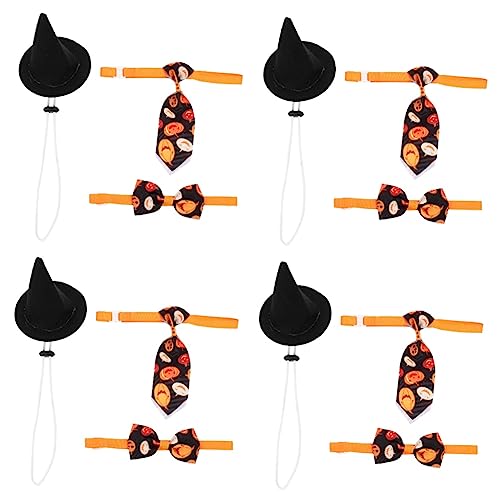 BESPORTBLE 4 Sätze Haustier-Halloween-Hut Halloween-Halsband Mit Fliege Für Haustiere Hundekostümhut Halloween Hexenmantel Welpenhalsband Hund Zaubererhut Halloween-welpenhut Polyester BESPORTBLE 4 Sätze Haustier-Halloween-Hut Halloween-Halsband Mit Fliege Für Haustiere Hundekostümhut Halloween Hexenmantel Welpenhalsband Hund Zaubererhut Halloween-welpenhut Polyester von BESPORTBLE