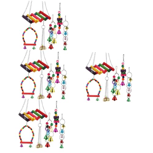BESPORTBLE 4 Sets Vogel Schaukel Windspiel Spielset BAU Sittich Spielzeug Interaktive Vogel Barsch Zubehör BESPORTBLE 4 Sets Vogel Schaukel Windspiel Spielset BAU Sittich Spielzeug Interaktive Vogel Barsch Zubehör von BESPORTBLE