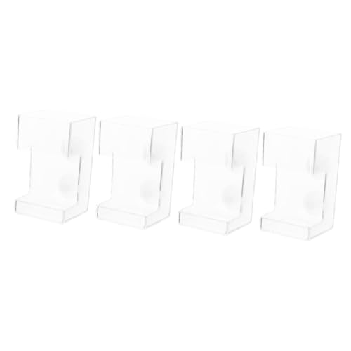 BESPORTBLE 4stücke Floating Fish Feeding Dish Für Aquarien Wiederverwendbarer Futterring Mit Saugnapf Für Langsinkendes Und Schwimmendes Futter Verhindert Abfall Und Hält Aquarium Sauber von BESPORTBLE