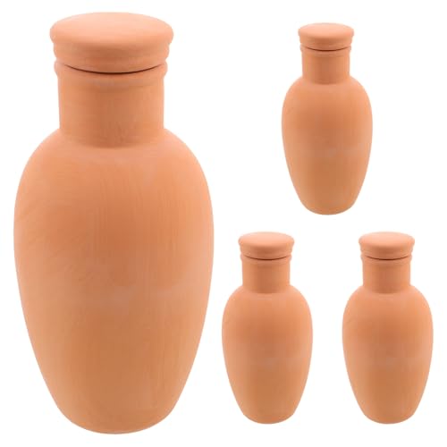 BESPORTBLE 4stücke Selbstbewässerungssystem Für Pflanzen Automatischer Bewässerungsspieß Aus Terrakotta Bewässerungsgerät Für Topfpflanzen Langsame Wasserabgabe Für Bodenfeuchtigkeit von BESPORTBLE