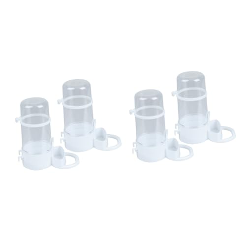 BESPORTBLE 4 Stück Automatischer Vogelfutterspender Haustierzubehör Automatischer Futterspender Heimtierbedarf Hamster Futterspender Futterspender Automatischer Haustier Futterspender von BESPORTBLE