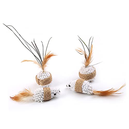 BESPORTBLE Katzenmaus-Set Zum Spielen Plüschmaterial Interaktives Katzenspielzeug Zur Kratzprävention BESPORTBLE Katzenmaus-Set Zum Spielen Plüschmaterial Interaktives Katzenspielzeug Zur Kratzprävention von BESPORTBLE