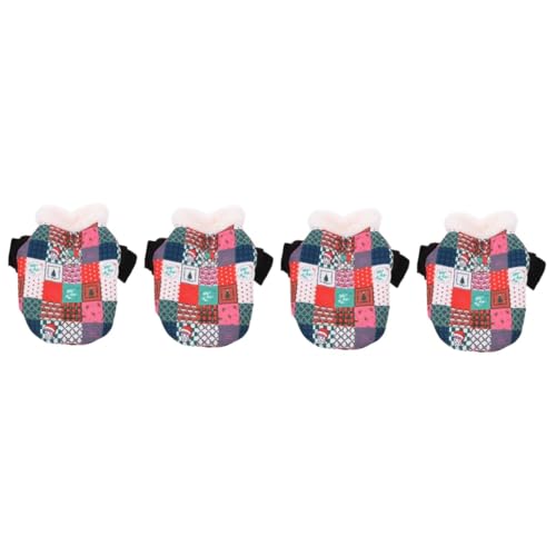 BESPORTBLE 4 Stück Baumwollmantel für Hunde Hundemantelschwanz Hunde Winterkleidung Kätzchen-Katze-Weihnachts-Rollkragenpullover Hund wintermantel Hundekleidung Bequeme Hundekleidung BESPORTBLE 4 Stück Baumwollmantel für Hunde Hundemantelschwanz Hunde Winterkleidung Kätzchen-Katze-Weihnachts-Rollkragenpullover Hund wintermantel Hundekleidung Bequeme Hundekleidung von BESPORTBLE