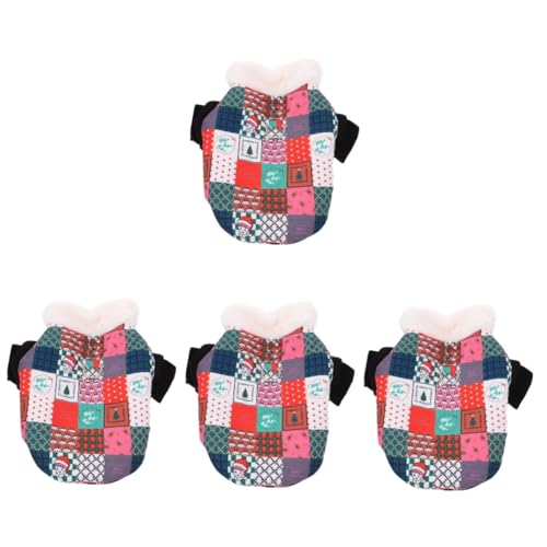 BESPORTBLE 4 Stück Baumwollmantel für Hunde Kätzchen-Kleidung Weihnachtshunde hundewintermantel Hunde Winterkleidung Halloween-Dekorationen Winterjacke für Welpen Winddichte Hundekleidung BESPORTBLE 4 Stück Baumwollmantel für Hunde Kätzchen-Kleidung Weihnachtshunde hundewintermantel Hunde Winterkleidung Halloween-Dekorationen Winterjacke für Welpen Winddichte Hundekleidung von BESPORTBLE