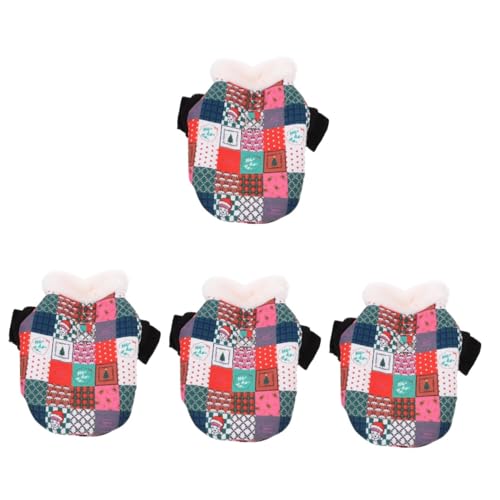 BESPORTBLE 4stücke Hunde Winterjacke Für Kleine Hunde Atmungsaktive Und Warme Hundekleidung Stylisches Weihnachtskostüm Für Haustiere Einfach Anzuziehen Für Kalte Tage BESPORTBLE 4stücke Hunde Winterjacke Für Kleine Hunde Atmungsaktive Und Warme Hundekleidung Stylisches Weihnachtskostüm Für Haustiere Einfach Anzuziehen Für Kalte Tage von BESPORTBLE