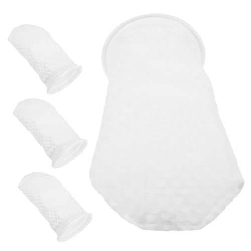 BESPORTBLE 4 Stück Aquarium Filtersocken 3D Waben Design für und Süßwasser Aquarien Hochdurchlässig Langlebig Aquarium Zubehör von BESPORTBLE