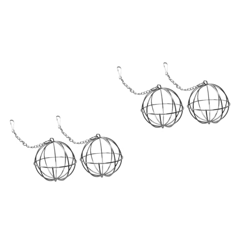 BESPORTBLE 4 Stück Futterstelle für Kaninchen Rahmen aus Strohballen Futternapf für Kaninchen Heuball für Nagetiere Futterkugel für Hasen Futterspender Spielzeug Grasfutterspenderball Silver BESPORTBLE 4 Stück Futterstelle für Kaninchen Rahmen aus Strohballen Futternapf für Kaninchen Heuball für Nagetiere Futterkugel für Hasen Futterspender Spielzeug Grasfutterspenderball Silver von BESPORTBLE