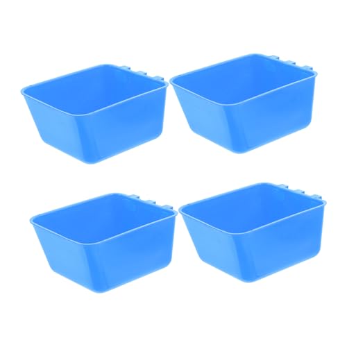 BESPORTBLE 4 Stück Hängende Futter und Wasserschalen für Käfige Vogel und Kaninchenfütterung Kleine von BESPORTBLE