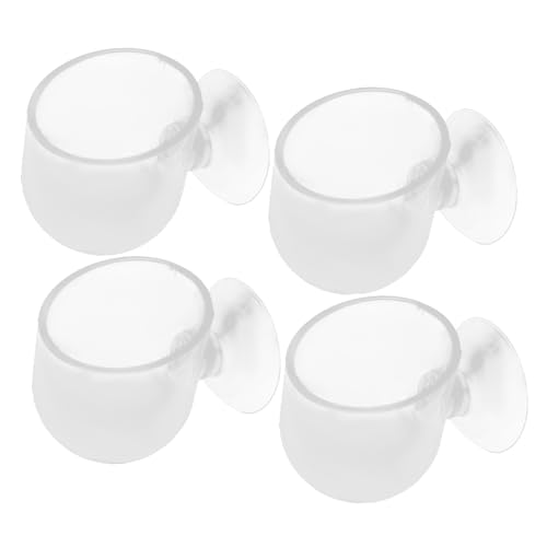 BESPORTBLE Hängende Töpfe Für Aquarium 4 Stück Acryl Aquarium Pflanzenhalter Tassen Für Süßwasser von BESPORTBLE
