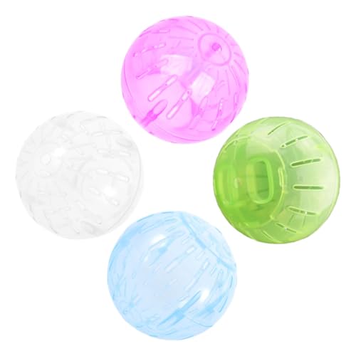 BESPORTBLE 4 Stück Hamster Laufkugel Mini Übungsball Leicht Leise Kleintier Joggingball für Hamster und Kleine Haustiere Indoor Outdoor Fitness BESPORTBLE 4 Stück Hamster Laufkugel Mini Übungsball Leicht Leise Kleintier Joggingball für Hamster und Kleine Haustiere Indoor Outdoor Fitness von BESPORTBLE