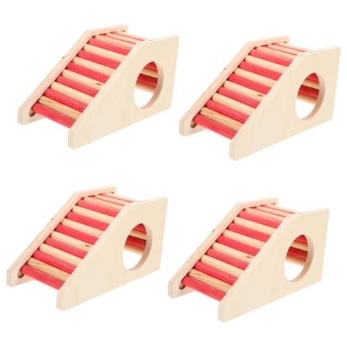 BESPORTBLE 4 Stück Hamster-Spielzeug Hamster häuschen Hamster Spielplatz Versteck für kleine Haustiere hamsterhaus versteck Goldener Bär Hamsterkäfig Lieferungen Leiter Landschaftsbauzubehör von BESPORTBLE