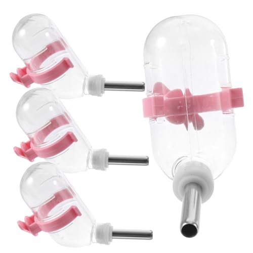 BESPORTBLE Multifunktionale Haustier-wasserflasche Für Hamsterkäfig 60 Ml Edelstahl Automatische Tränke Haustierbedarf Einfach Zu Verwenden Und Zu Warten von BESPORTBLE
