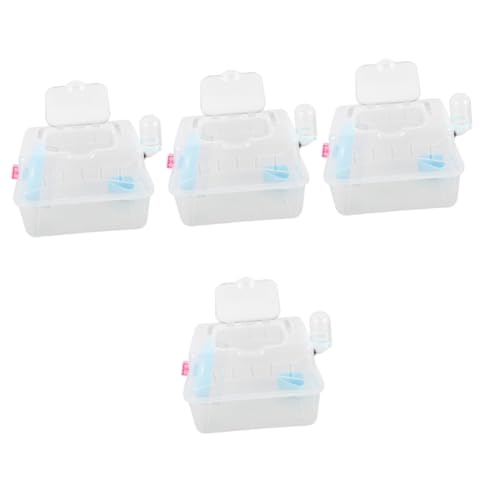 BESPORTBLE 4 Stück Hamsterkäfig Kleine Haustiere Mit Käfig Tragbare Transportbox Für Hamster Kaninchen Winterzelt Hamster-reisekäfig Meerschweinchen Träger Meerschweinchen Rucksack Plastik BESPORTBLE 4 Stück Hamsterkäfig Kleine Haustiere Mit Käfig Tragbare Transportbox Für Hamster Kaninchen Winterzelt Hamster-reisekäfig Meerschweinchen Träger Meerschweinchen Rucksack Plastik von BESPORTBLE