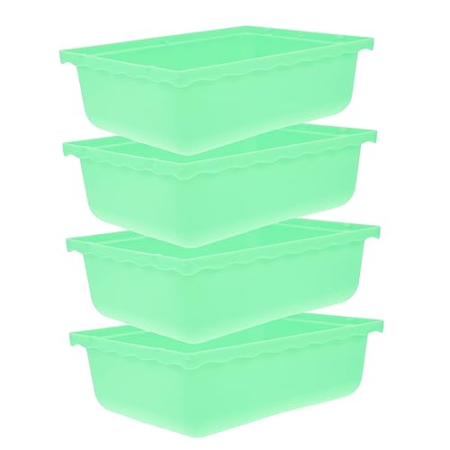 BESPORTBLE 4 Stück Hamsterkäfig Tablett Futterspender Einlage Streu Hamster Wassernapf Meerschweinchen Hirsepellets Critter Guinea Loft System Rattenkäfig Heu Kühlkäfig Hellgrüner BESPORTBLE 4 Stück Hamsterkäfig Tablett Futterspender Einlage Streu Hamster Wassernapf Meerschweinchen Hirsepellets Critter Guinea Loft System Rattenkäfig Heu Kühlkäfig Hellgrüner von BESPORTBLE