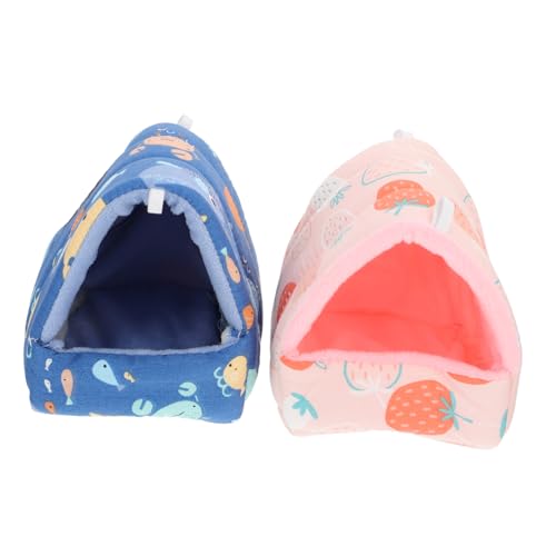 BESPORTBLE 4 Stück Hamsternest Animal Polster kuschelhöhle Heimtierbett pet Bed Rattenversteck kleine Haustierkäfig-Hängematte Winterbett für kleine Haustiere Schlafbett für Hamster Baumwolle BESPORTBLE 4 Stück Hamsternest Animal Polster kuschelhöhle Heimtierbett pet Bed Rattenversteck kleine Haustierkäfig-Hängematte Winterbett für kleine Haustiere Schlafbett für Hamster Baumwolle von BESPORTBLE
