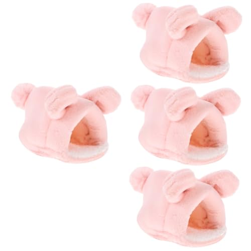BESPORTBLE 4 Stück Hamsternest süßes Hamsterbett Rattenplüschhaus Meerschweinchen kuschelbett Hamster Plüschhaus nagerhaus haustierbett Winterhamsterhaus kleine Tiere nisten Lammsamt Rosa BESPORTBLE 4 Stück Hamsternest süßes Hamsterbett Rattenplüschhaus Meerschweinchen kuschelbett Hamster Plüschhaus nagerhaus haustierbett Winterhamsterhaus kleine Tiere nisten Lammsamt Rosa von BESPORTBLE