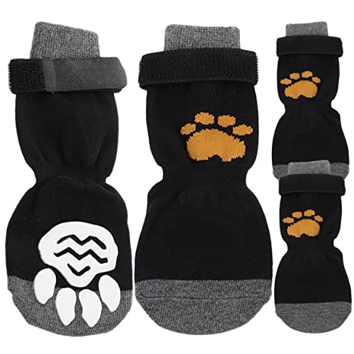 BESPORTBLE 4stücke Atmungsaktive Baumwollsocken Für Haustiere rutschfeste Bequeme Hundesocken Mit Niedlichem Pfotenmuster Für Welpen Und Kleine Hunde BESPORTBLE 4stücke Atmungsaktive Baumwollsocken Für Haustiere rutschfeste Bequeme Hundesocken Mit Niedlichem Pfotenmuster Für Welpen Und Kleine Hunde von BESPORTBLE