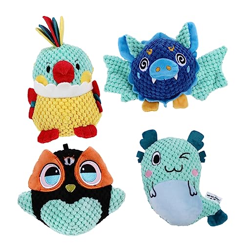 BESPORTBLE 4 Stück Haustier Interactive Dog Toys interaktives Haustier Plüschtier Kauspielzeug für Hunde Haustier -Kauspielzeug Beiß für Haustiere Baumwollseil von BESPORTBLE