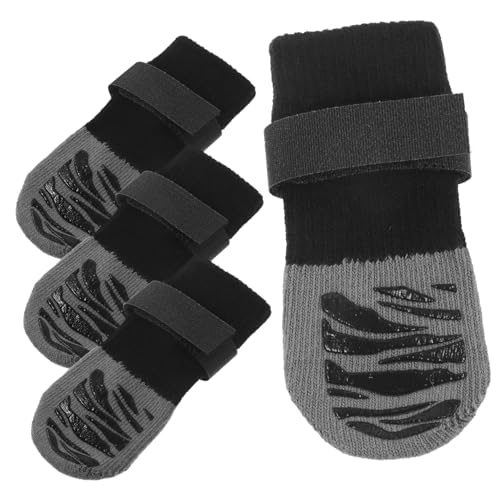 BESPORTBLE 4stücke rutschfeste Pet Socken Für Hunde Und Katzen Leichte Hautfreundliche Pfotenschutz-socken Für Drinnen Und Draußen Für Und Aktivitäten von BESPORTBLE