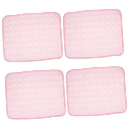BESPORTBLE 4 Stück Haustiermatte Kühlkissen für Katzen Kühlmatte für Hunde Katze Sommer Leinenmatte drinnen haustierbett pet Bed Kühlkissen für Haustiere geschmeidige Katzenmatte Tuch Rosa BESPORTBLE 4 Stück Haustiermatte Kühlkissen für Katzen Kühlmatte für Hunde Katze Sommer Leinenmatte drinnen haustierbett pet Bed Kühlkissen für Haustiere geschmeidige Katzenmatte Tuch Rosa von BESPORTBLE