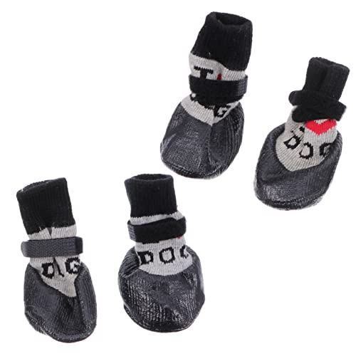 BESPORTBLE Hundeschuhe – rutschfeste Sohle 4 Stück Woll-welpenstiefel für Haustiere Bequem Stilvoll Feine Verarbeitung Sicher für Den Einsatz Im Freien BESPORTBLE Hundeschuhe – rutschfeste Sohle 4 Stück Woll-welpenstiefel für Haustiere Bequem Stilvoll Feine Verarbeitung Sicher für Den Einsatz Im Freien von BESPORTBLE