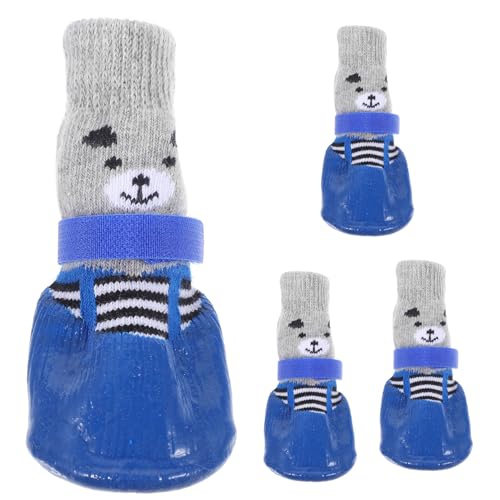BESPORTBLE Socken Für Hunde 4 Stück Haustierschuhe Tragbarer Hundepfotenschutz Hundesocken Waschbare Haustiersocken Kompakte Haustiersocken Welpenzubehör Hundezubehör Austauschbare Haustiersocken BESPORTBLE Socken Für Hunde 4 Stück Haustierschuhe Tragbarer Hundepfotenschutz Hundesocken Waschbare Haustiersocken Kompakte Haustiersocken Welpenzubehör Hundezubehör Austauschbare Haustiersocken von BESPORTBLE