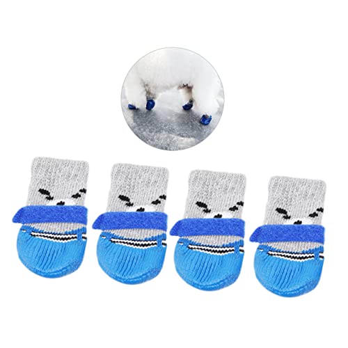 BESPORTBLE 4er-Pack - Hundesocken Für Hunde & Katzen Nicht- Cartoon-drucke Größe L von BESPORTBLE