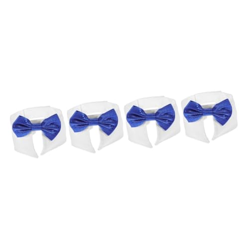 BESPORTBLE 4-teiliges Haustierhalsband Für Hunde Und Stilvolles Mit Fliege Für Partys Weihnachten Geburtstage Hochzeiten von BESPORTBLE