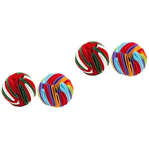 BESPORTBLE 4 Stück Hundeschnüffelball Hund Schnüffelt Bälle Haustier Hund Schnüffeln Trainingsspielzeug Beißspielzeug Für Katzen Schnüffelmatte Für Katzen Hunde-Puzzle-Decke Filzstoff BESPORTBLE 4 Stück Hundeschnüffelball Hund Schnüffelt Bälle Haustier Hund Schnüffeln Trainingsspielzeug Beißspielzeug Für Katzen Schnüffelmatte Für Katzen Hunde-Puzzle-Decke Filzstoff von BESPORTBLE
