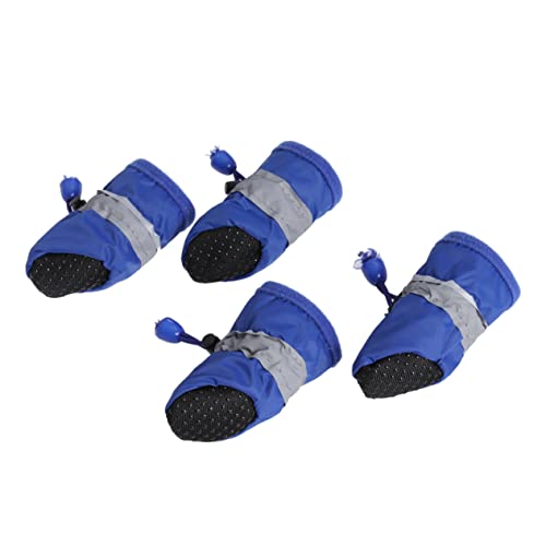 BESPORTBLE 4 Stück Hundestiefel Paws pfotenschutz Hunde Schuhe Hundewanderschuhe Hundeschuhe für große Hundeschuhe Kleiner Hund hundeschuhe Sommer Haustier-Hundeschuhe Schuhe für Hunde von BESPORTBLE