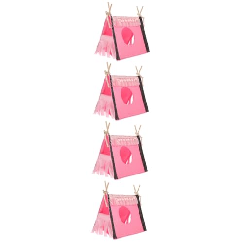 BESPORTBLE 4 Stück Kaninchennest Hamsterversteck Rattenhaus kanninchenhäuser kaninchenhäuser Kaninchenspielzeug Zelt Winterhaus für Ratten Schlafhaus für kleine Haustiere Chinchilla Hase Rosa BESPORTBLE 4 Stück Kaninchennest Hamsterversteck Rattenhaus kanninchenhäuser kaninchenhäuser Kaninchenspielzeug Zelt Winterhaus für Ratten Schlafhaus für kleine Haustiere Chinchilla Hase Rosa von BESPORTBLE