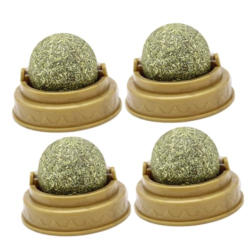 BESPORTBLE 4 Stück Katze Behandelt Minzkugel Zahnspielzeug Für Kätzchen Katze Leckt Ball Leckerbissen Für Katzen Katzenminze Kauen Leckereien Für Katzen Interaktives Katzenspielzeug Green BESPORTBLE 4 Stück Katze Behandelt Minzkugel Zahnspielzeug Für Kätzchen Katze Leckt Ball Leckerbissen Für Katzen Katzenminze Kauen Leckereien Für Katzen Interaktives Katzenspielzeug Green von BESPORTBLE