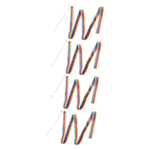 BESPORTBLE 4stücke Interaktives Katzenspielzeug Bunte Regenbogen-katzenangel Mit Ribbons Robuster Holzstiel Und Glocke Fördert Spielvergnügen Und Jagdinstinkte Für Katzen Und Kätzchen BESPORTBLE 4stücke Interaktives Katzenspielzeug Bunte Regenbogen-katzenangel Mit Ribbons Robuster Holzstiel Und Glocke Fördert Spielvergnügen Und Jagdinstinkte Für Katzen Und Kätzchen von BESPORTBLE