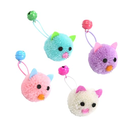 BESPORTBLE Hochwertiges Katzenspielzeug-Set – 4-teilig Weiche Mäuse Glöckchenspielzeug Und Puppen Zur Emotionalen Entspannung BESPORTBLE Hochwertiges Katzenspielzeug-Set – 4-teilig Weiche Mäuse Glöckchenspielzeug Und Puppen Zur Emotionalen Entspannung von BESPORTBLE