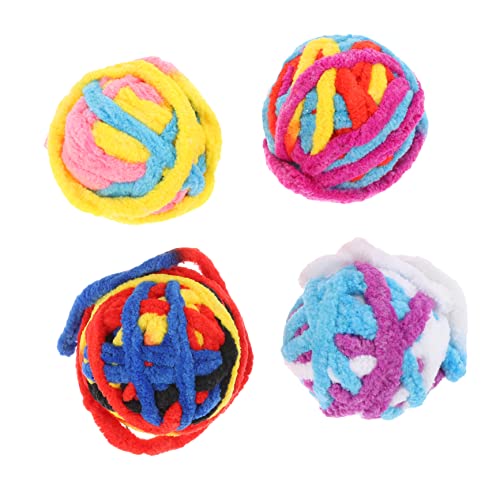 BESPORTBLE 4 Stück Katzenspielzeugball Rollendes Katzenspielzeug Spielzeug Für Kätzchen Zubehör Für Katzenspielzeug Pet Bälle Spielzeug Interaktives Spielzeug Mit Katzenbällen Polyester BESPORTBLE 4 Stück Katzenspielzeugball Rollendes Katzenspielzeug Spielzeug Für Kätzchen Zubehör Für Katzenspielzeug Pet Bälle Spielzeug Interaktives Spielzeug Mit Katzenbällen Polyester von BESPORTBLE