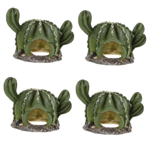 BESPORTBLE 4 Stücke Harz Hideout Reptil Cave Decor Pet Plattform Sicher Rampe Für Reptilien Und von BESPORTBLE