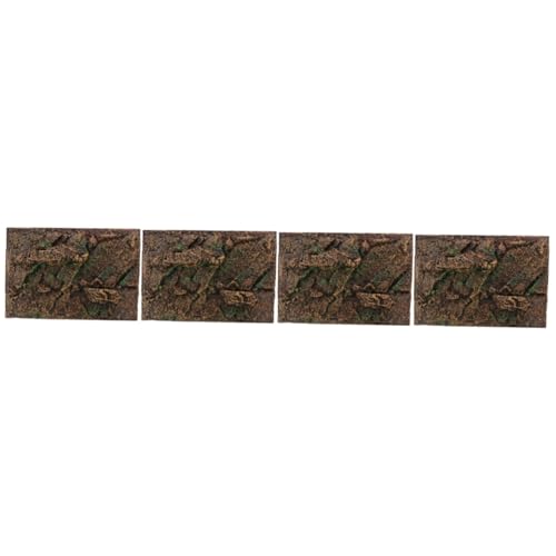 BESPORTBLE 4 Stück Klettern Pet Box Hintergrundbrett Landschaftsgestaltungsbrett für Schildkrötenbecken reptichip schildkröten zubehör Reptilien zubehör Tier Emulationsboard Landschaftstafel von BESPORTBLE