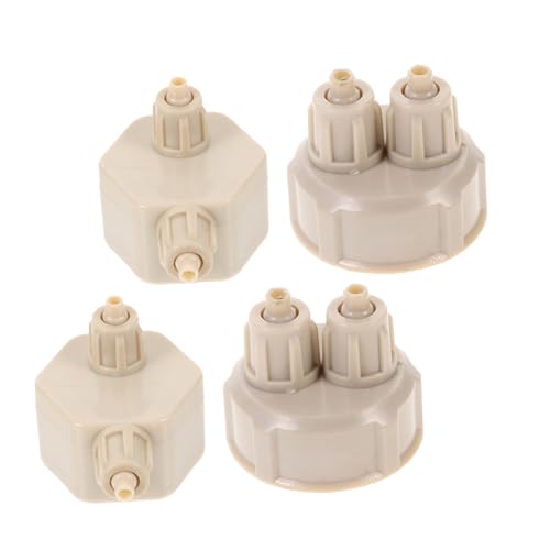 BESPORTBLE Ersatz-flaschenverschlüsse Für Flaschen 4 Stück Aquarium-luftstein Co2-reaktor Tragbare Flaschendeckel Co2-verschlüsse Für Aquarien von BESPORTBLE