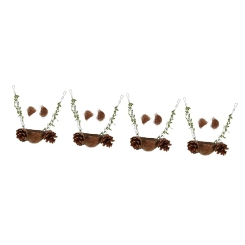 BESPORTBLE 4stücke Kokosnuss Vogelhaus Für Papageien Hängendes Nest Aus Natürlicher Kokosnussschale Für Schlaf Und Spielmöglichkeiten Fördert Fitness Und Training Für Vögel BESPORTBLE 4stücke Kokosnuss Vogelhaus Für Papageien Hängendes Nest Aus Natürlicher Kokosnussschale Für Schlaf Und Spielmöglichkeiten Fördert Fitness Und Training Für Vögel von BESPORTBLE