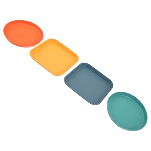 BESPORTBLE 4 Stück Multifunktionale Flache Futterplatten für und Trockenfutter Einfache für Kleine Haustiere und Innenkatzen BESPORTBLE 4 Stück Multifunktionale Flache Futterplatten für und Trockenfutter Einfache für Kleine Haustiere und Innenkatzen von BESPORTBLE