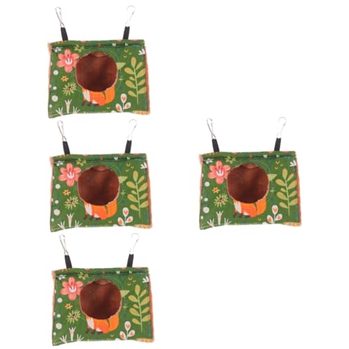 BESPORTBLE 4stücke Triangular Bird Bed Für Papageien Und Vögel Warme Hängematte Aus Weichem Material Für Schlaf Und Spielplatz Für Conures Nymphensittiche Und Wellensittiche BESPORTBLE 4stücke Triangular Bird Bed Für Papageien Und Vögel Warme Hängematte Aus Weichem Material Für Schlaf Und Spielplatz Für Conures Nymphensittiche Und Wellensittiche von BESPORTBLE