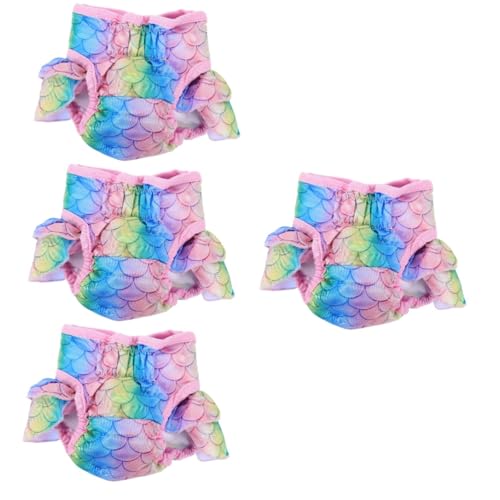 BESPORTBLE 4-teilige Hundewindel Für Die Periode Wärmehosen Atmungsaktives Material Für Bequeme Passform BESPORTBLE 4-teilige Hundewindel Für Die Periode Wärmehosen Atmungsaktives Material Für Bequeme Passform von BESPORTBLE