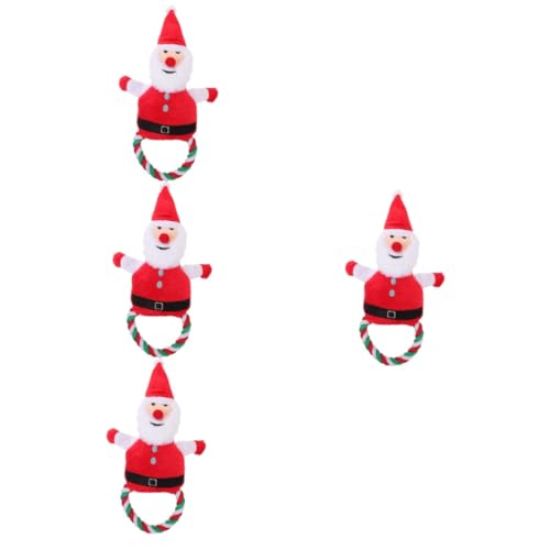 BESPORTBLE 4 Stück Plüsch Hundespielzeug gefülltes Weihnachtsmann-Hundespielzeug Weihnachtsspielzeug für Hunde Urlaub Hundespielzeug Plüschspielzeug für Hunde interaktives Welpenspielzeug BESPORTBLE 4 Stück Plüsch Hundespielzeug gefülltes Weihnachtsmann-Hundespielzeug Weihnachtsspielzeug für Hunde Urlaub Hundespielzeug Plüschspielzeug für Hunde interaktives Welpenspielzeug von BESPORTBLE