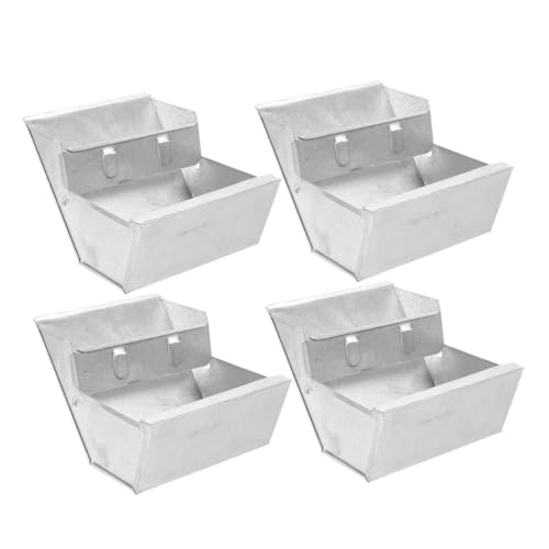 BESPORTBLE 4stücke Metall Futterbox Für Kaninchen Mit Großer Kapazität Futterspender Aus Eisen Für Kleintiere Schwerkraft-futtertrog Für Geflügel Und Küken Weidefutterautomat Für BESPORTBLE 4stücke Metall Futterbox Für Kaninchen Mit Großer Kapazität Futterspender Aus Eisen Für Kleintiere Schwerkraft-futtertrog Für Geflügel Und Küken Weidefutterautomat Für von BESPORTBLE