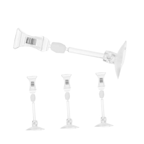 BESPORTBLE 4stücke Teiliges Saugnapf-futterclip Für Aquarien Praktische Und Futterhalterung Für Algen Und Fischfutter Installieren Glasbehältern von BESPORTBLE
