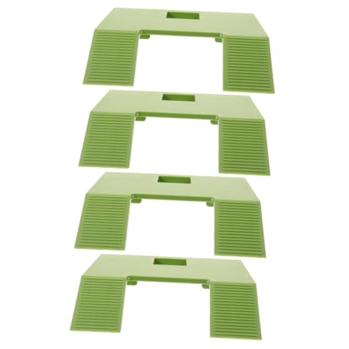 BESPORTBLE 4 Stück Schildkröten-Terrasse Aquarienschildkrötendocks Schildkrötenrampen für Aquarien Schildkrötenbadeplattform Schildkrötenklettergerüst Dekorationen für Schildkrötenpanzer Abs von BESPORTBLE