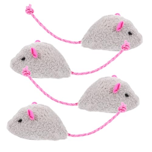 BESPORTBLE 4stücke Plüsch Mäuse Katzenspielzeug Für Indoor Katzen Interaktives Kauspielzeug Und Spaß Für Kätzchen Und Erwachsene Katzen BESPORTBLE 4stücke Plüsch Mäuse Katzenspielzeug Für Indoor Katzen Interaktives Kauspielzeug Und Spaß Für Kätzchen Und Erwachsene Katzen von BESPORTBLE