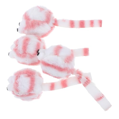BESPORTBLE 4 Stück Simulierte Plüschmaus interaktives katzenspielzeug Katzen Set Interaktives Katzen Katzenspielzeug Mausfangspielzeug Kätzchen Rosa BESPORTBLE 4 Stück Simulierte Plüschmaus interaktives katzenspielzeug Katzen Set Interaktives Katzen Katzenspielzeug Mausfangspielzeug Kätzchen Rosa von BESPORTBLE