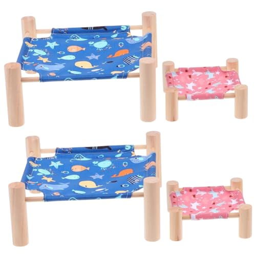 BESPORTBLE 4 Stück Sommerbett für Hamster aus Holz Nymphensittich Spielzeug ausgestopfter Hamster Tierbett für Haustiere Haustierbett für Meerschweinchen Spielzeuge Plüschtier Hundebett Hase BESPORTBLE 4 Stück Sommerbett für Hamster aus Holz Nymphensittich Spielzeug ausgestopfter Hamster Tierbett für Haustiere Haustierbett für Meerschweinchen Spielzeuge Plüschtier Hundebett Hase von BESPORTBLE