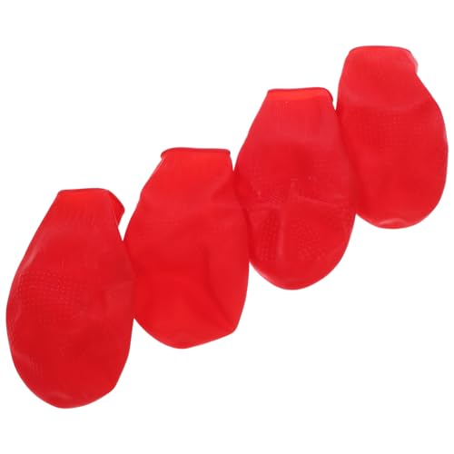 BESPORTBLE 4 Stück Stiefel für Hunde Haustierbedarf Schuhe Stiefeletten Hundepflegeset Nagelknipser für Hunde Puffer Haarschneidemaschine für Hunde Mäntel Dog Shoes hundeschuh Hundestiefel von BESPORTBLE